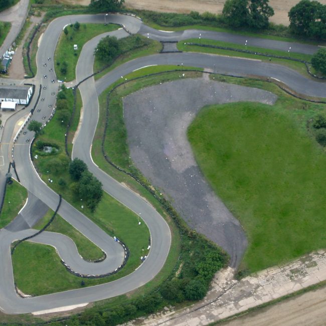 900M Floodlit outdoor go karting track at Stretton Circuit