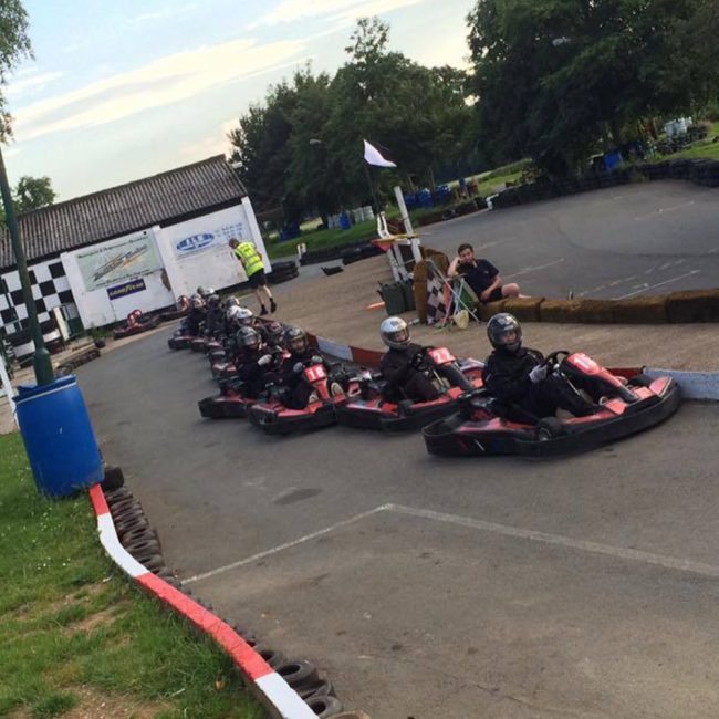 Arrive and drive adult go kart racing at Stretton Circuit