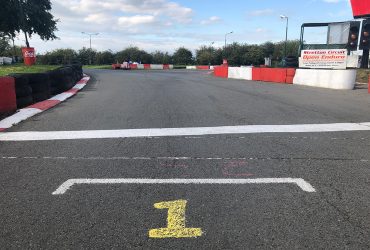 Poll position, Full GP adult karting tournament at Stretton Circuit